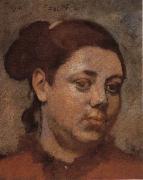 Edgar Degas, Head of a Woman